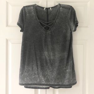 Aeropostale Criss Cross Top